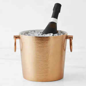 Cubo de hielo de metal de diseño premium con diseño de elefante con mango elegante, duradero y perfecto para fiestas y uso en el bar del hogar - Product Image 5