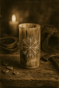 Corne à boire Viking artisanale de qualité en corne naturelle, 200-250 ml, 6 pouces, vintage, cadeau d'affaires, compatible lave-vaisselle, pour boissons froides - Product Image 5