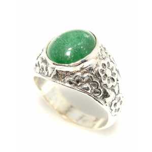Anillo de Plata de Ley 925 para Hombre con Engaste de Ágata Verde, Bañado en Rodio, Certificado IGI, Joyería Fina para Uso Diario - Product Image 4