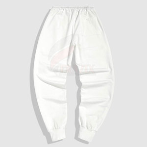 Nouveau pantalon de survêtement droit décontracté pour homme 100% Coton Écologique Séchage rapide Léger Confortable Imprimé délavé foncé OEM - Product Image 4