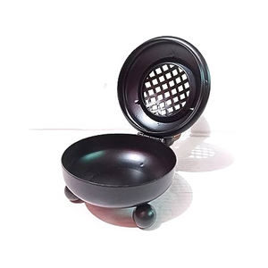Superior Best Quality New Arrival Round <b>Incense</b> <b>Burner</b> Iron Metal <b>Incense</b> <b>Holder</b> for Tabletop Decoration With Lid Wooden Handle - Product Image 2