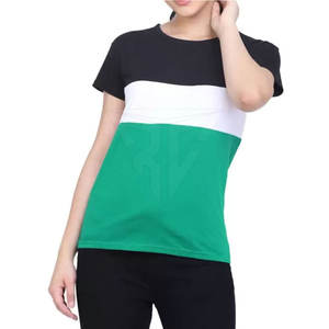 T-shirt en coton doux et confortable de haute qualité pour femmes Collection d'été Style décontracté - Product Image 1