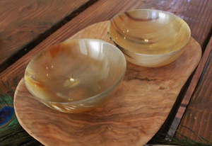 Bol en céramique de qualité artisanale, forme personnalisée, en corne de buffle naturelle, pour la maison et les fêtes de mariage - Product Image 2