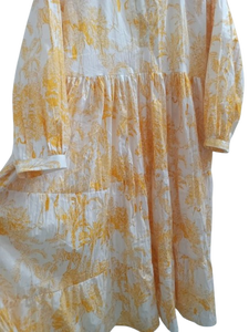 Vestido Mini de Algodón con Estampado a Mano para Mujer, Vestido Largo con Estampado Indio, Ropa Bohemia de Verano, Ropa Hecha a Mano al por Mayor, Dulce - Product Image 6