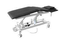 Table de massage électrique multifonctionnelle pour soins du visage, avec dossier et repose-jambes réglables en hauteur, idéale pour salons, cliniques et hôpitaux.