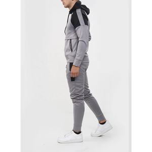 Chándal de poliéster 100% para hombre y mujer, ropa de entrenamiento Unisex de dos piezas con diseño personalizado, venta al por mayor - Product Image 3