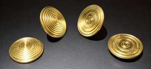 Punti di Guida Tattili Rotondi in Ottone con Superficie Striata per Esterni, Indicatore Senza Barriere per Non Vedenti - Product Image 3