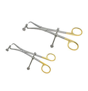 Fórceps de sujeción de placa de hueso Manual Premium, guía de taladro, acero inoxidable de grado médico, aprobado por CE ISO, quirúrgico ortopédico - Product Image 1