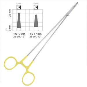 Porte-aiguilles Arruga Astrin, semi-plaqué or, en acier inoxydable, instrument manuel, certifié CE, classe I - Product Image 3