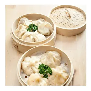 Eco friendly handmade rice cooking bamboo steamer kitchen accessories dim sum bamboo steamers OEM accepted