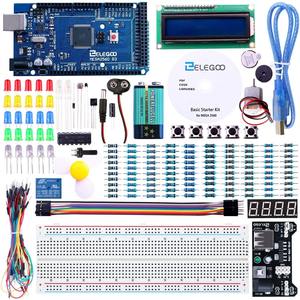 Kit de démarrage de base pour Mega 2560 en plastique et en PCB pour projets DIY - Product Image 1