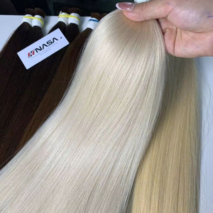 Expédition Rapide 100g en Gros Cheveux Humains Vierge Remy Vietnamiens Lisses Ondulés Naturels Extensions de Cheveux Tissage Double à la Machine Toutes Couleurs - Product Image 1