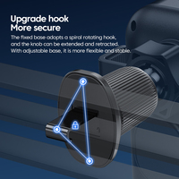 Soporte de cargador de coche magnético Eway 66W 15W abrazadera automática inalámbrica rotación de 360 ° soporte de carga y soporte para navegación