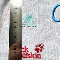 Machine à broder industrielle informatisée à 28 têtes plates pour la broderie de petits logos de boutiques