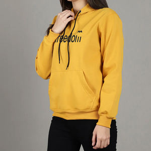 Jersey de lana suave con diseño de mujer, 100% algodón, antipilling, transpirable, pesado, grueso, mangas completas, sudaderas con capucha con estampado de logotipo personalizado - Product Image 2