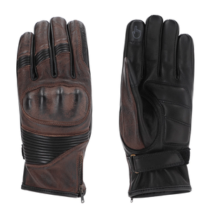 Top Notch Men's Leather Motorcycle Gloves Summer Vintage Motorcycle Auto Racing Wear Genuine Leather Gloves For Men - Product Image 1