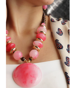 Collier épais sur mesure avec perles en résine Bijoux de mode pour le style et l'artisanat - Product Image 1