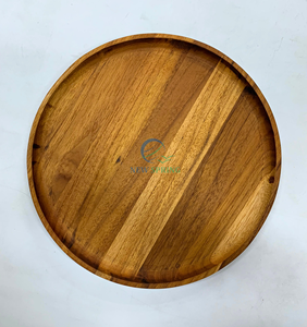 Bandejas de Servir de Madera de Teca Ecológicas con Logotipo Personalizado |   Fabricante de Vietnam - Product Image 1