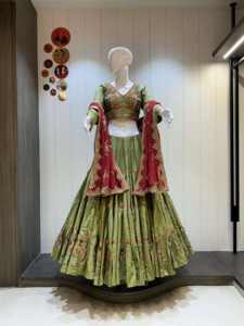 Traje Tradicional Chaniya Choli Laxmi de Alta Calidad, Superventas 2025, Tela de Algodón Jaam Puro, Dupatta de Algodón Puro, Pallu Pesado - Product Image 2