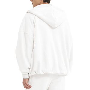 2025 nouveauté hommes sweats à capuche 355GSM haut de gamme Offre Spéciale 100% coton polaire lavé sweats à capuche zippés Street Wear sweat - Product Image 6