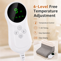Bottes chauffantes modernes en gros, super douces en peluche, chauffe-pieds électriques avec semelle antidérapante pour usage domestique, directement de l'usine