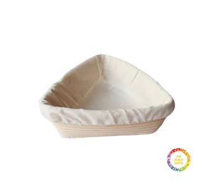 Bread Rattan Basket Premium Quality Oval Rattan Basket with Liner for Baking and Decoration Use - Product Image 1