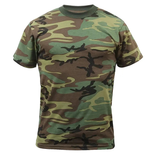 Camisas de Camuflaje Transpirables de Alta Calidad Hechas a Medida, Venta al por Mayor, Patrones de Camuflaje Personalizados, Impresión por Sublimación, Poliéster/Algodón, Bajo Costo - Product Image 5