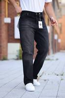 Jeans de Hombre, Corte Slim Fit Recto, Ecológicos, Vintage, Casuales, Elásticos, Cintura Media, Coloridos, Estilo Urbano, con Logotipo, Desgastados