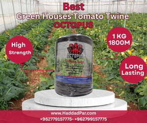 Fil de palissage Octopus pour tomates, corde plastique pour serres agricoles, durable, meilleur fil de balage, ficelle en fil de raphia PP - Product Image 1