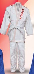 Traje de Karate de Alta Calidad, Ligero, 100% Algodón, Duradero, para Entrenamiento de Artes Marciales, Color y Logotipo Personalizables, Unisex, Adulto, KHASON - Product Image 6