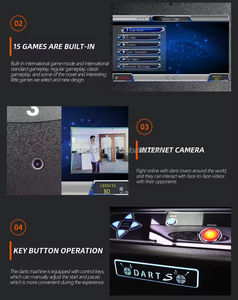 Machine de fléchettes numérique commerciale neuve à monnayeur, populaire pour les centres de jeux et les salles d'arcade - Product Image 4