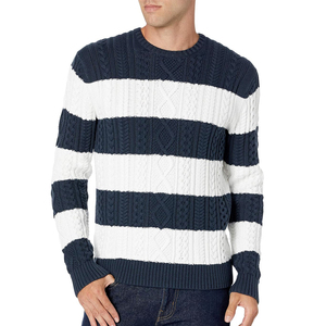 Suéter de punto de manga larga para hombre al por mayor, cárdigan con parte delantera abierta, abrigo holgado con botones, suéter navideño de invierno - Product Image 2