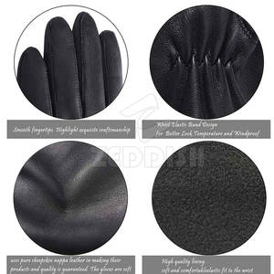 Gants professionnels pour hommes Design personnalisé Gants en cuir de nouveau style Équipement de plein air respirant pour la saison hivernale - Product Image 5