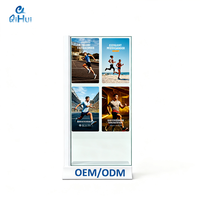 Pantalla OLED Transparente de 55 Pulgadas, Pantalla Táctil Interactiva Autoiluminada, Video Wall para Publicidad en Ascensores, Fabricante OEM ODM