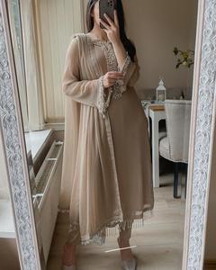 3 Piece Chiffon Suit | Shalwar Top <strong>Pakistani</strong> Dresses for Women | Indian <strong>Pakistani</strong> Clothing <strong>Anarkali</strong> Dress Kurti