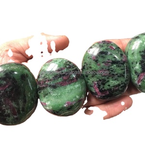 Venta al por mayor de piedras de palmario de zoisita rubí natural genuina tallada, para decoración del hogar, Feng Shui, meditación y sanación. - Product Image 5