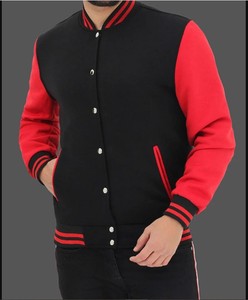 2024 Custom Embroidery Logo Wool Varsity <b>Jacket</b> Men's Fleece-Filled Windproof <b>Patchwork</b> Design - Product Image 3