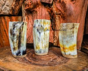 แก้วฮอร์นสำหรับดื่มทำจากแก้วทำมือทำจากธรรมชาติทำด้วยมือแก้วแตรสำหรับดื่มขัดเงาสูงทำจากอินเดีย - Product Image 1