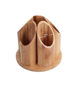Porte-couverts en bois de qualité créative design fantastique porte-couverts à 3 sections pour accessoires de cuisine et de table au meilleur prix - Product Image 2