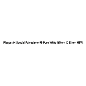 Placa # 4 Poliamidas Especiales 99% Blancas Puras 165mm 33mm HEWI - Product Image 3