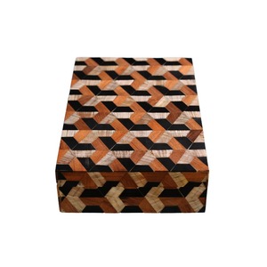 Boîte à glace en corne de haute qualité avec intérieur en verre métallique, incrustation de corne de vache, pour utilisation en bar et très vendue - Product Image 2