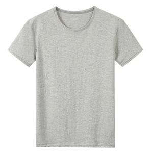 Camiseta sencilla de verano 100% de algodón puro para hombres y mujeres, manga corta, cuello redondo 2025 - Product Image 3
