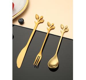 Handcrafted Premium Metal Flatware Modern Metal Cutlery Collection for Daily Meals Set for Fine Dining Dining Essentials Metal - Product Image 4