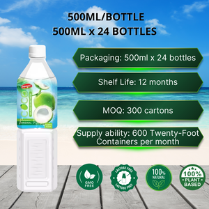 100% agua de coco pura sabor a guayaba JOJONAVI 1L botella de Vietnam Agua de coco de calidad premium con certificación ISO GMP - Product Image 3