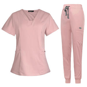 2025 nuevo estilo Unisex Hospital uniforme Scrubs conjuntos de alta calidad Spandex uniformes médicos para enfermera Scrubs apto para hombres y mujeres - Product Image 3