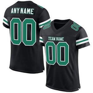 เสื้อเจอร์ซีย์ฟุตบอลแท้ตาข่ายสีเขียว-ขาวดำแบบธุรกิจ maryam - Product Image 1