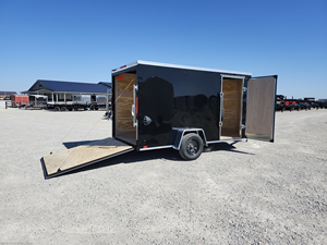 Remorque utilitaire fermée 6x12 Beta 2026, la meilleure, avec une capacité de 2990 lb, un essieu simple, une hauteur intérieure de 72 pouces et une porte à rampe pour le transport de marchandises - Product Image 5
