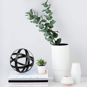 Boule décorative de bande métallique de sphère modeste pour le décor à la maison de table basse pour la cuisine de chambre à coucher de salon - Product Image 3