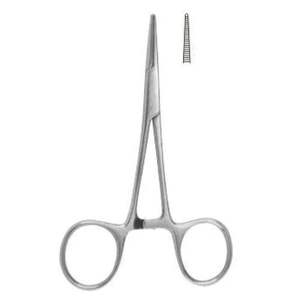 Pinzas para mosquitos Halsted para bebés, pinzas quirúrgicas de acero inoxidable para hemostasia delicada y uso de precisión en procedimientos médicos - Product Image 1