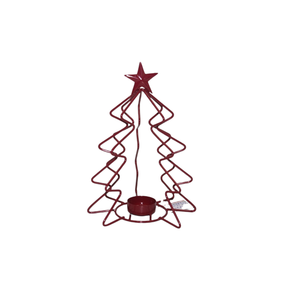 Iron Christmas Decorative Luxury Handmade <b>Wire</b> X-Mas Tree With Round Base Violet Pink Finished For Home Decor - Product Image 3